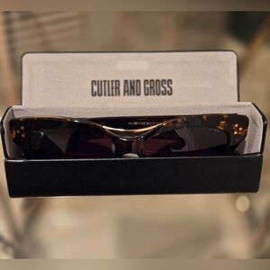 Cutler and Gross Tortoise Shell Sunglasses